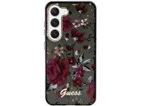 Guess GUHCS23MHCFWSA S23+ S916 estojo rígido verde/cáqui Coleção Flores Guess GUHCS23MHCFWSA S23+ S916 estojo rígido verde/cáqui Coleção Flores