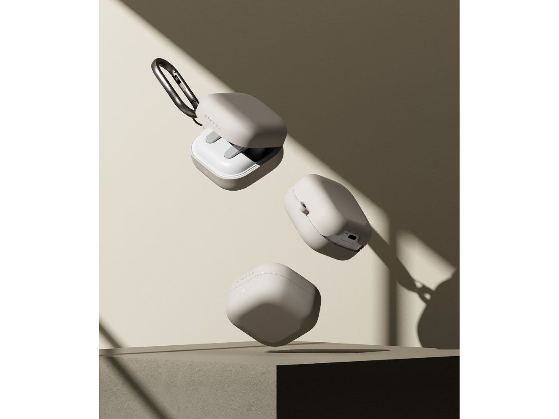 Ringke Silicone Case for Samsung Galaxy Buds 4 / 4 Pro - Beige