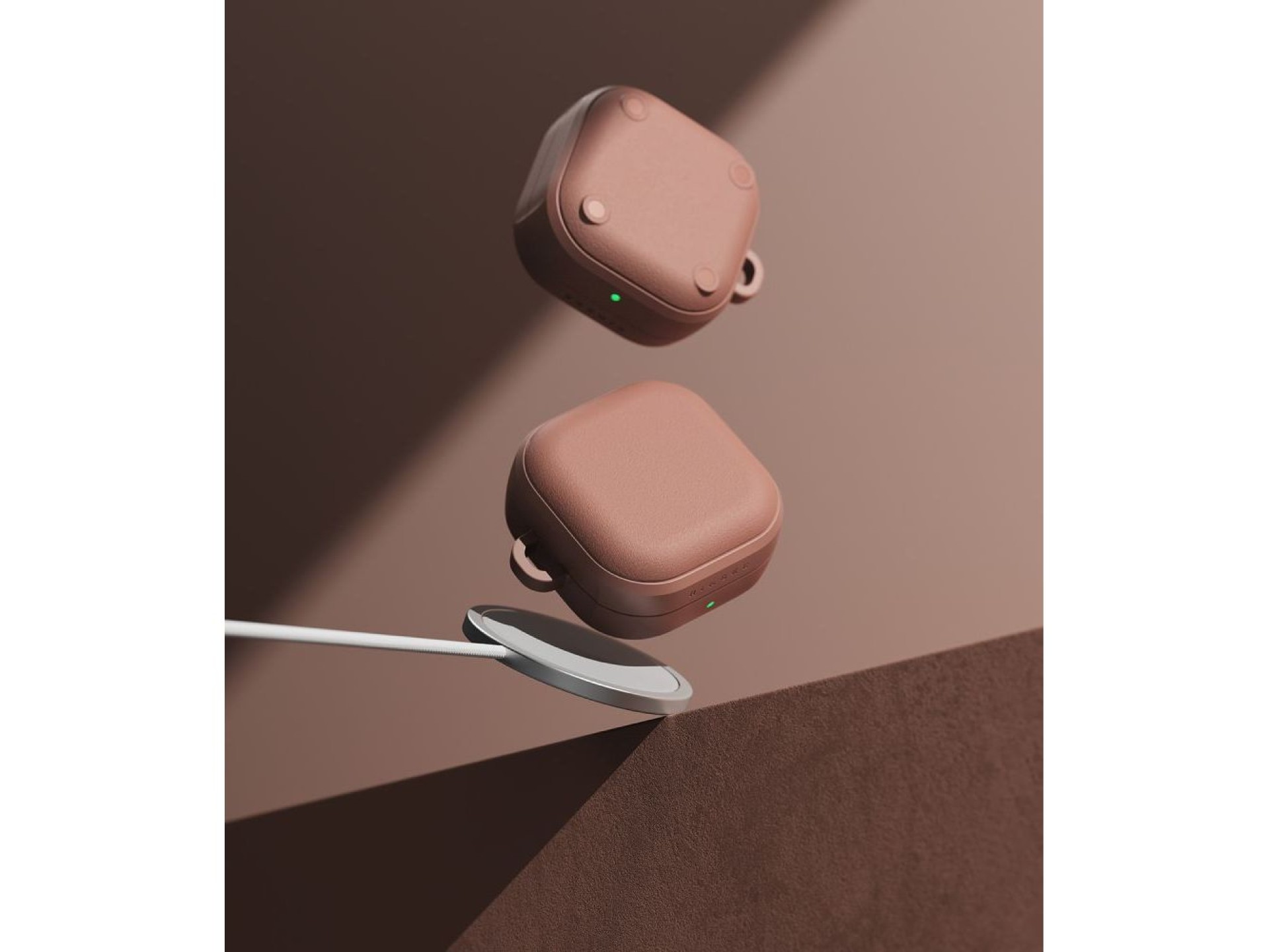 Capa magnética Ringke Onyx para Samsung Galaxy Buds 4 / 4 Pro - Rosa