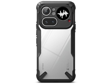Ringke Fusion X case for Nothing Phone 4A Pro - transparent and black Ringke Fusion X case for Nothing Phone 4A Pro - transparent and black