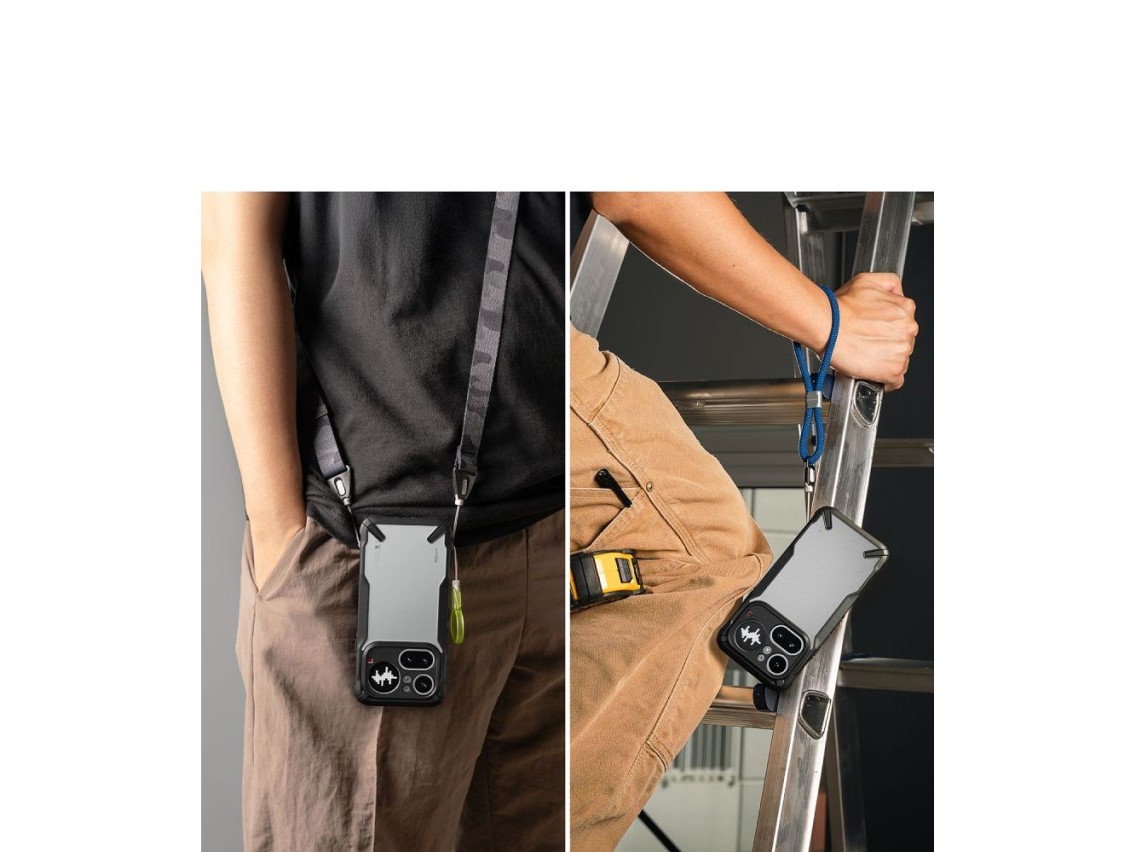 Funda Ringke Fusion X para Nothing Phone 4A Pro - transparente y negra