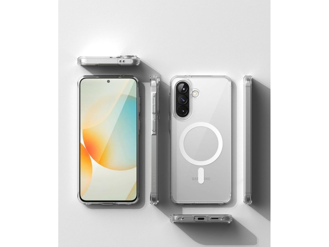 Capa magnética Ringke Fusion MagSafe para Samsung Galaxy A57 5G - Transparente
