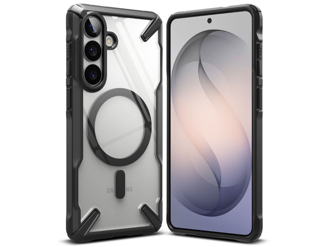 Funda magnética Ringke Fusion X MagSafe para Samsung Galaxy S26+ - Negro transparente