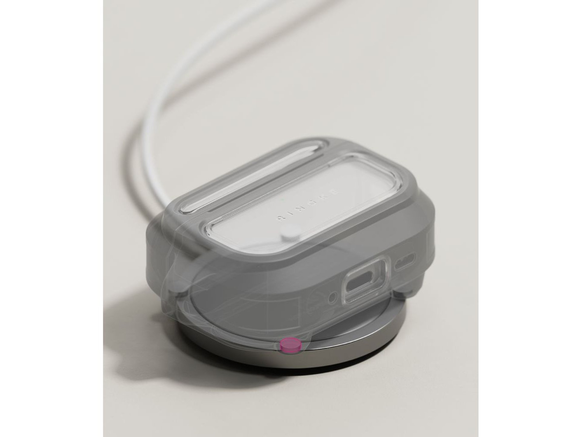 Funda magnética Ringke UX para AirPods Pro 3 - Negra y transparente