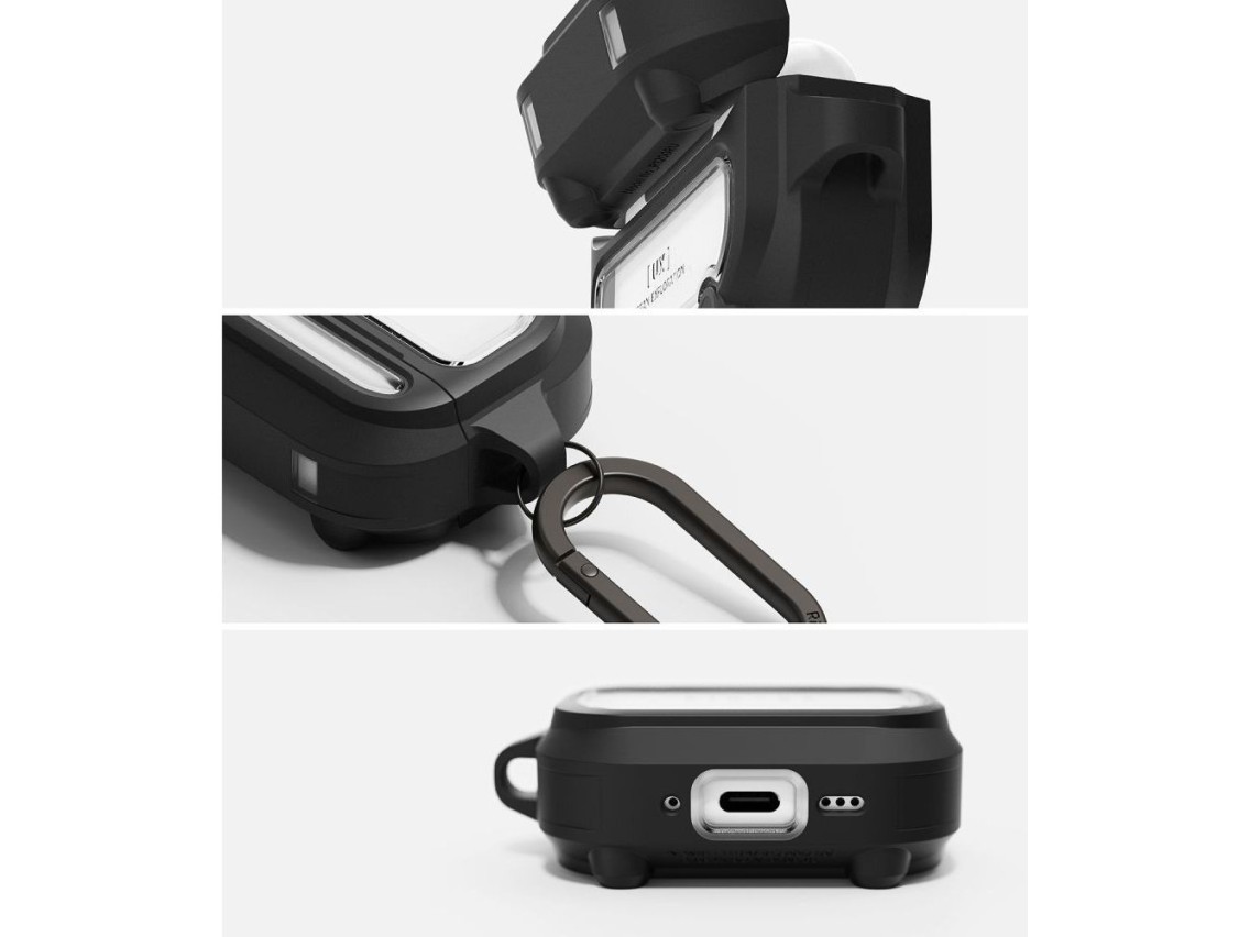 Capa magn�tica Ringke UX para AirPods Pro 3 - Preta e transparente