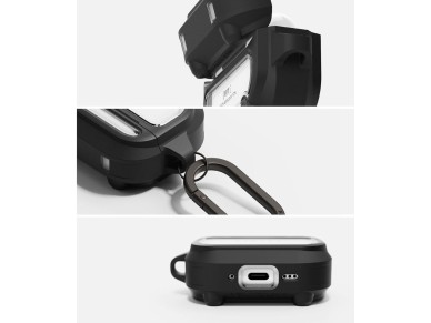 Ringke UX Magnetic Case for AirPods Pro 3 - Black and Clear Ringke UX Magnetic Case for AirPods Pro 3 - Black and Clear
