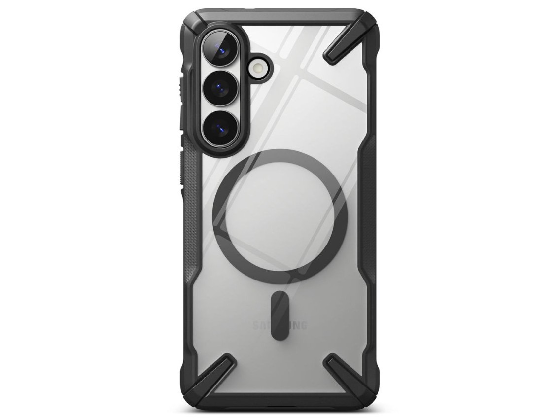 Funda magnética Ringke Fusion X MagSafe para Samsung Galaxy S26+ - Negro transparente