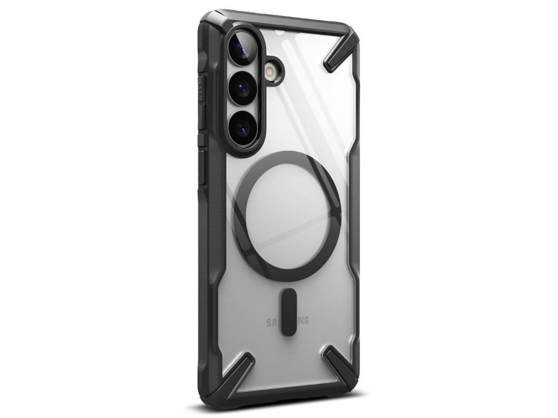 Funda magnética Ringke Fusion X MagSafe para Samsung Galaxy S26+ - Negro transparente