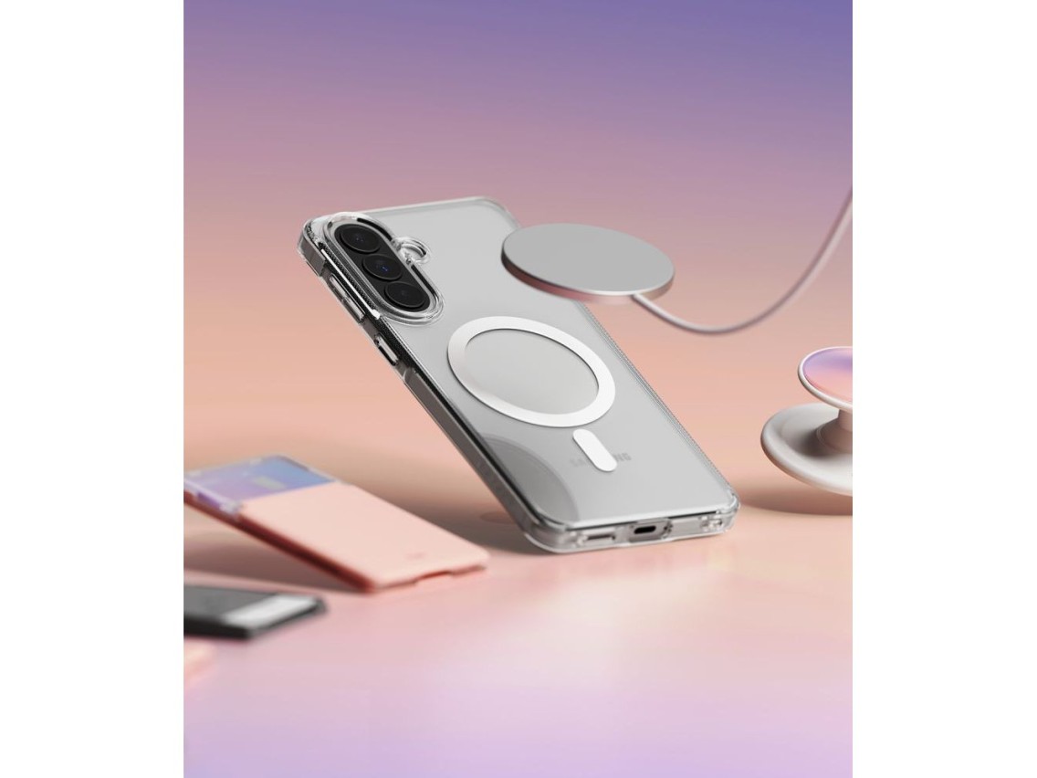 Capa magnética Ringke Fusion MagSafe para Samsung Galaxy A57 5G - Transparente