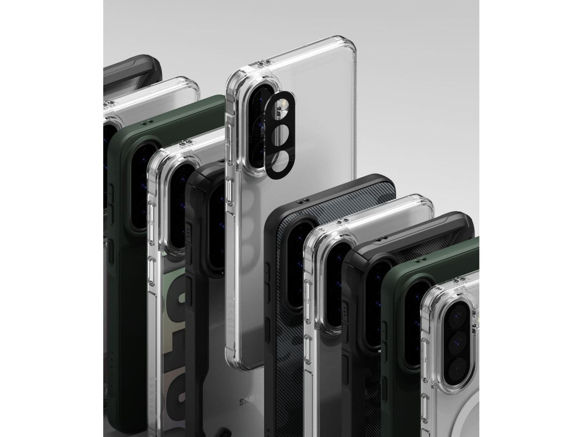 Capa Ringke Fusion para Samsung Galaxy A57 5G - Transparente Fosca