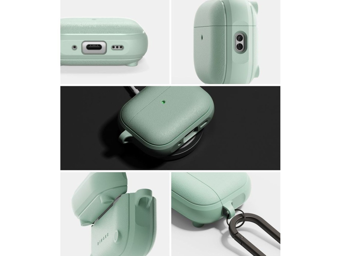 Funda magnética Ringke Onyx MagSafe para AirPods Pro 3 - Verde
