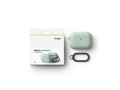 Capa magnética Ringke Onyx MagSafe para AirPods Pro 3 - Verde Capa magnética Ringke Onyx MagSafe para AirPods Pro 3 - Verde