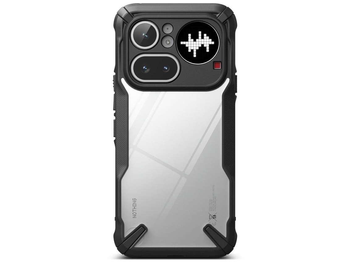 Funda Ringke Fusion X para Nothing Phone 4A Pro - transparente y negra