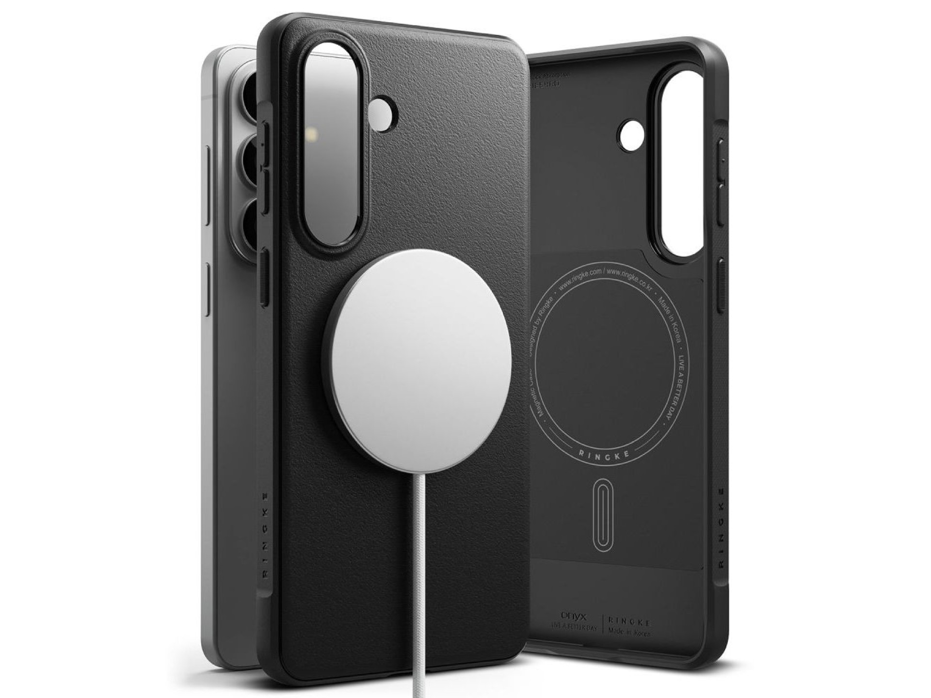 Funda Ringke Onyx MagSafe para Samsung Galaxy S26+ - Negra