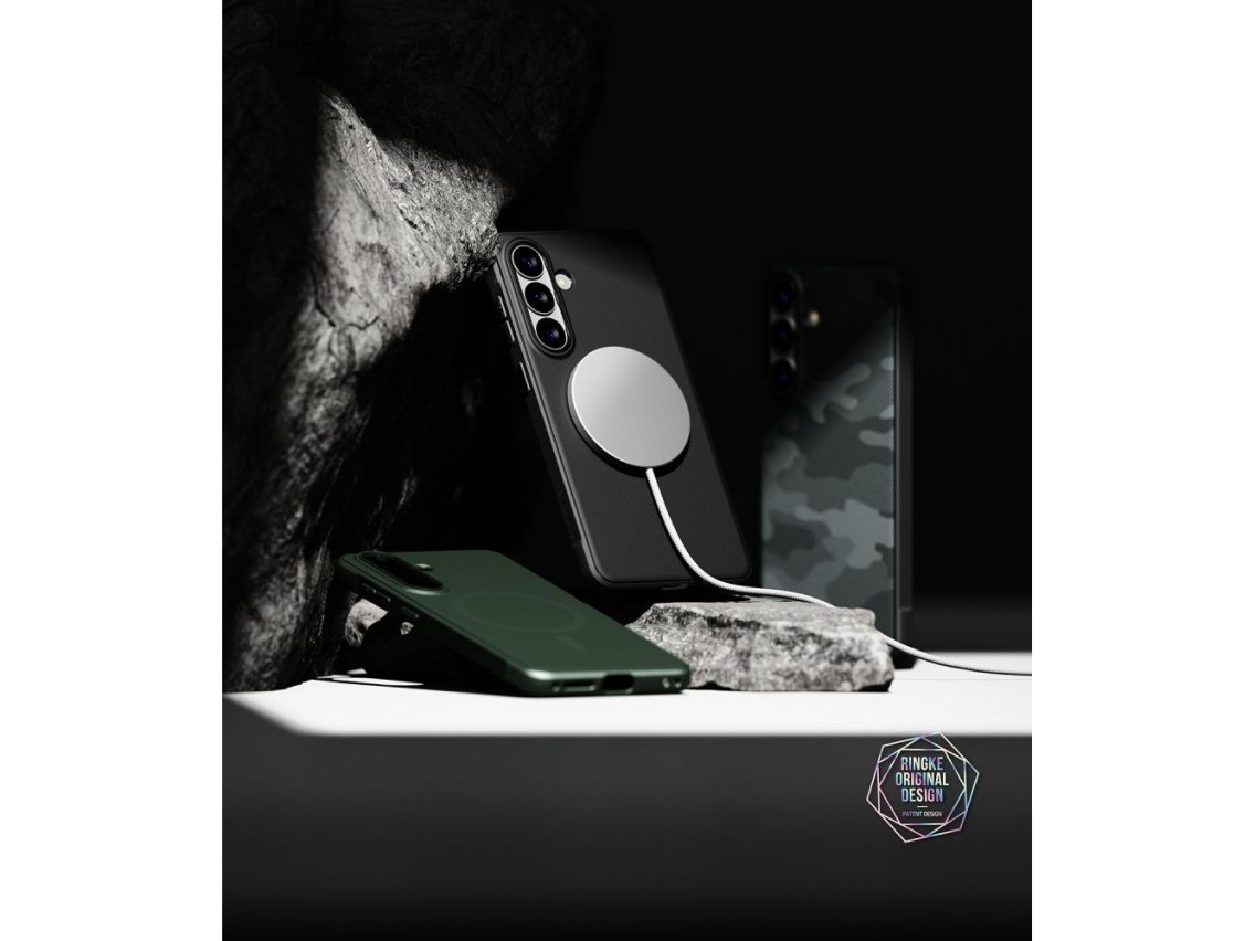Funda Ringke Onyx MagSafe para Samsung Galaxy S26+ - Negra