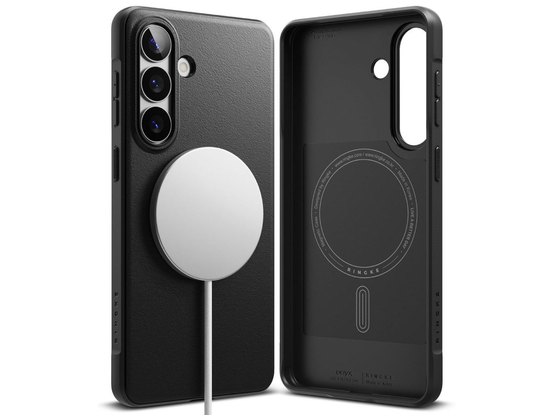 Funda Ringke Onyx MagSafe para Samsung Galaxy S26+ - Negra