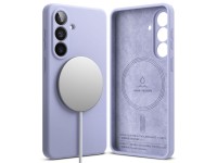 Capa Ringke de silicone MagSafe para Samsung Galaxy S26 - Roxa
