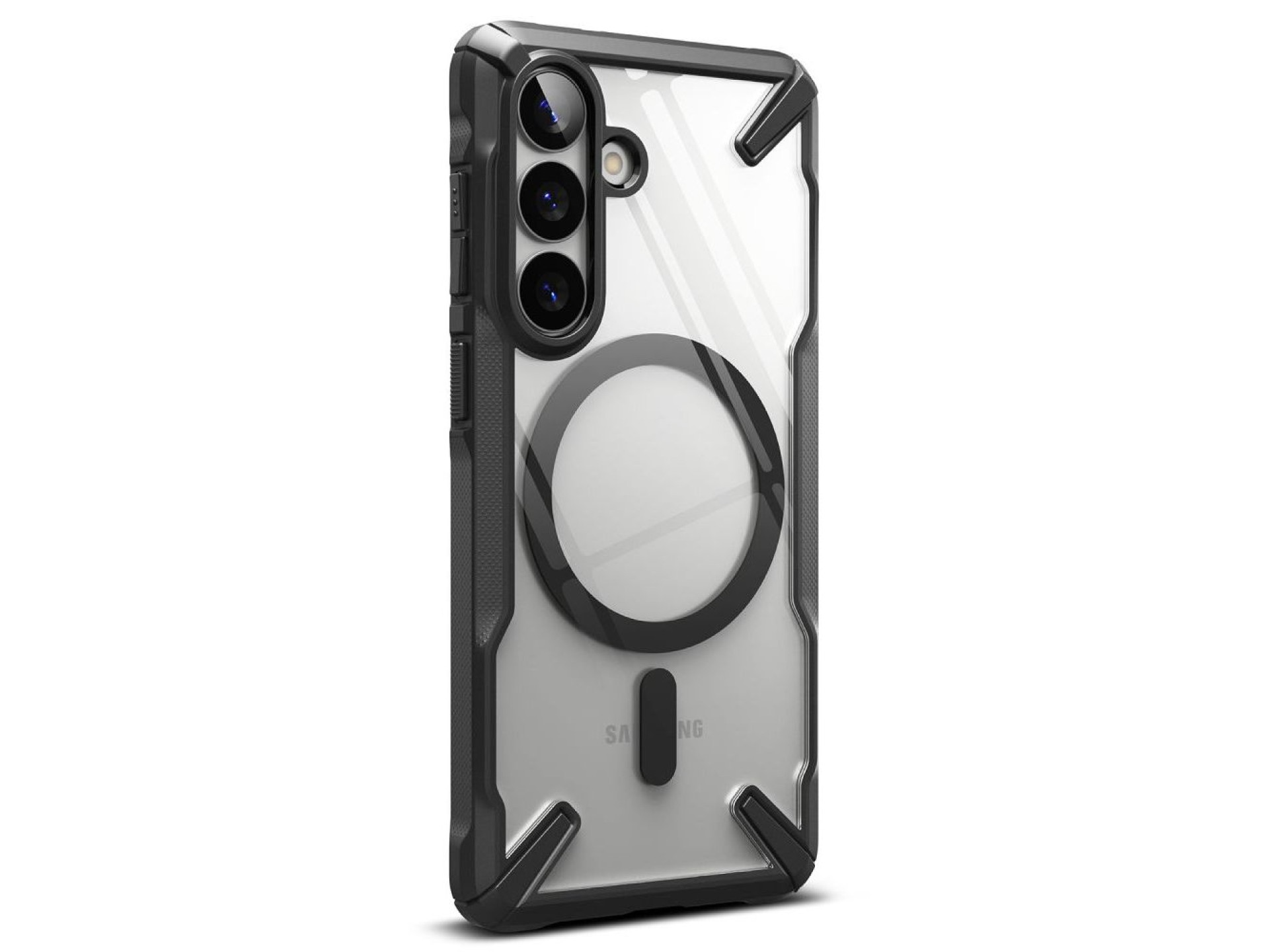 Ringke Fusion X Magnetic MagSafe Case for Samsung Galaxy S26 - Clear Black