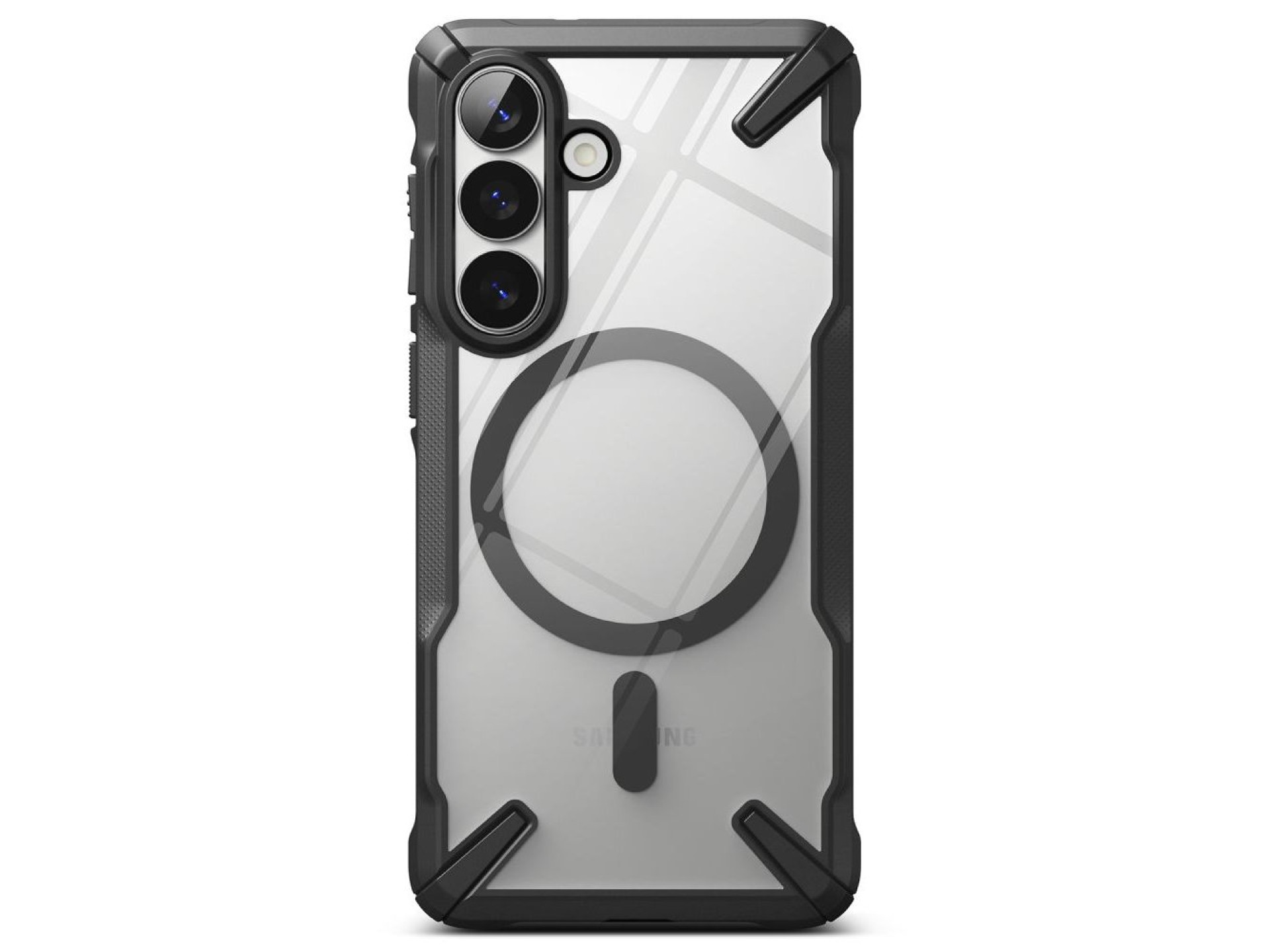 Ringke Fusion X Magnetic MagSafe Case for Samsung Galaxy S26 - Clear Black