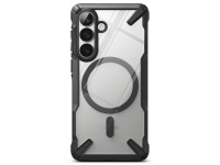 Ringke Fusion X Magnetic MagSafe Case for Samsung Galaxy S26 - Clear Black