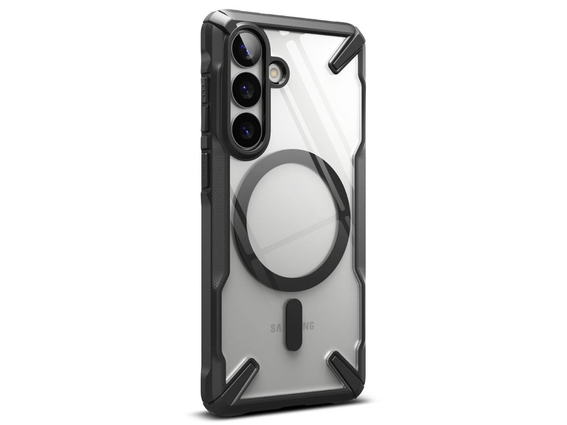 Ringke Fusion X Magnetic MagSafe Case for Samsung Galaxy S26 - Clear Black