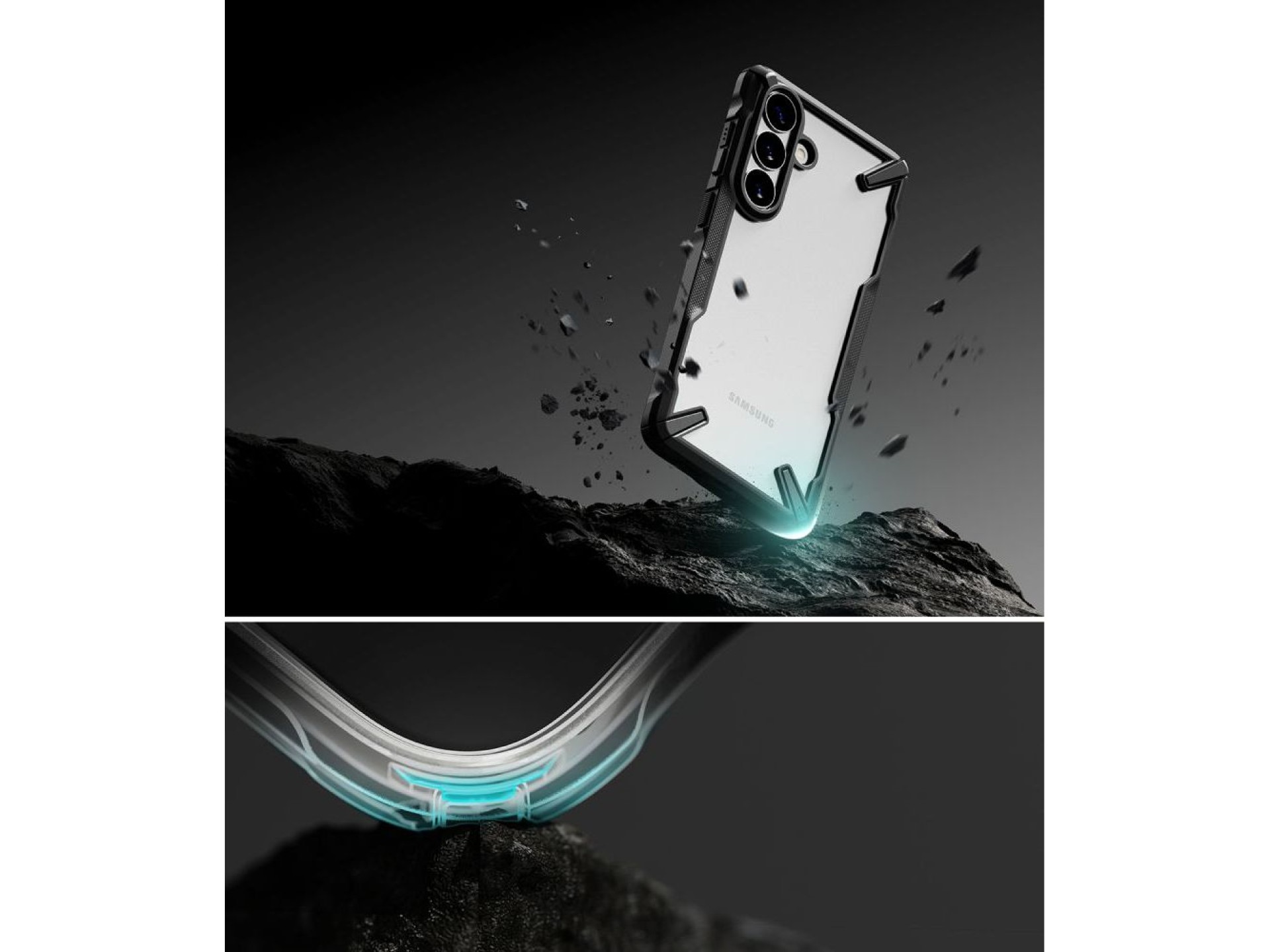 Ringke Fusion X Case for Samsung Galaxy S26 - Clear Black