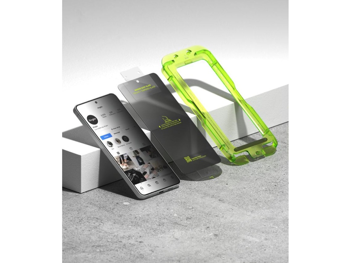 Ringke Easy Slide Privacy 2-Pack Tempered Glass for Samsung Galaxy S26+