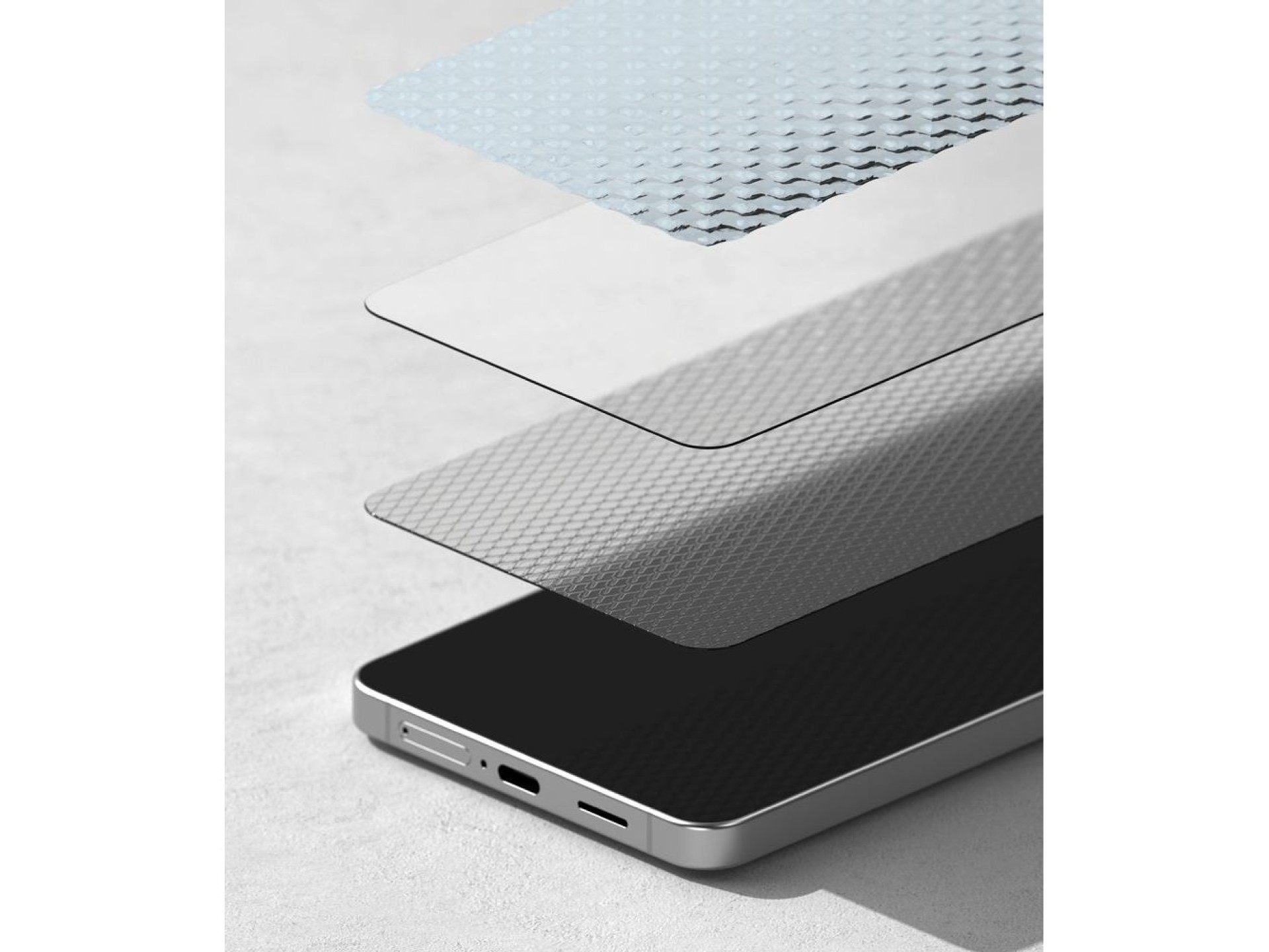 Protectores de pantalla de vidrio templado Ringke Easy Slide (paquete de 2) para Samsung Galaxy S26+