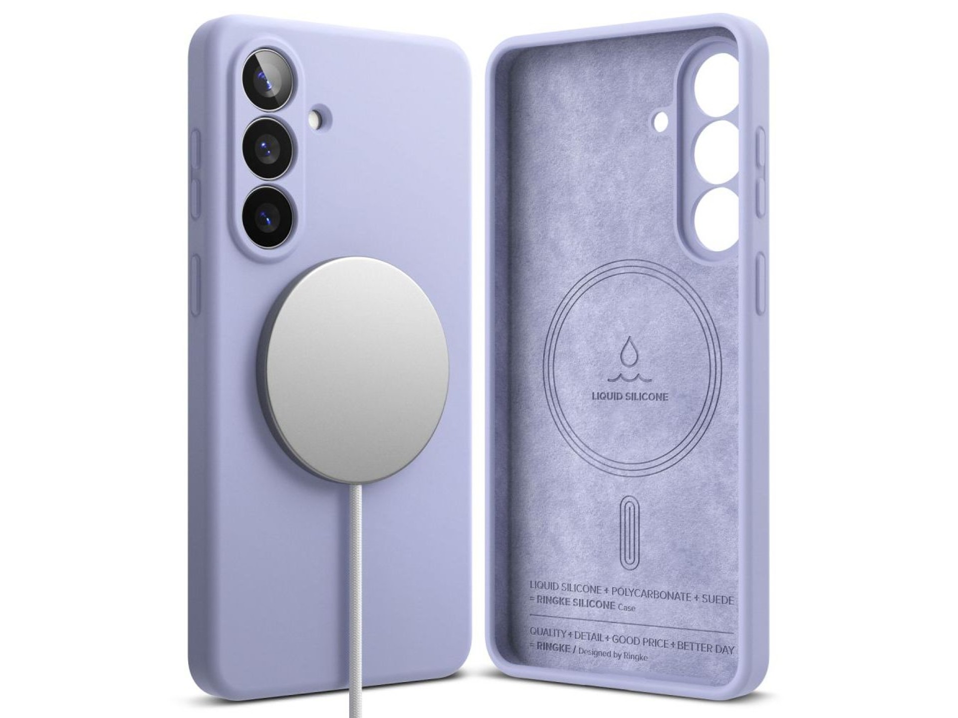 Ringke Silicone MagSafe Case for Samsung Galaxy S26+ - Purple