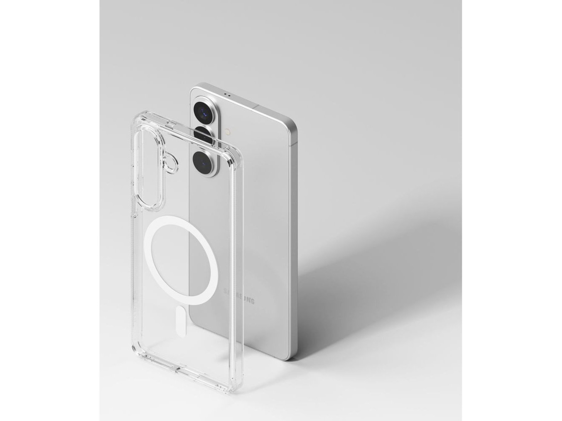 Capa magnética Ringke Fusion MagSafe para Samsung Galaxy S26+ - Transparente