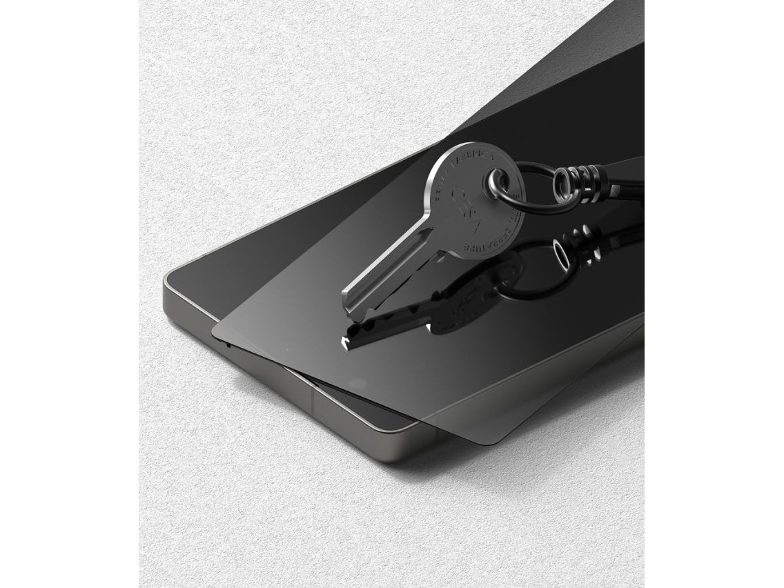 Pacote com 2 películas de vidro temperado Ringke Easy Slide para privacidade, compatíveis com Samsun