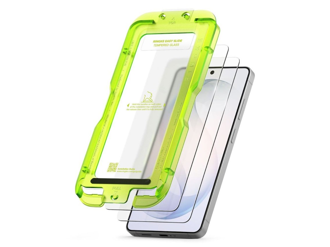 Ringke Easy Slide - Pacote com 2 películas de vidro temperado para Samsung Galaxy S26 Ultra