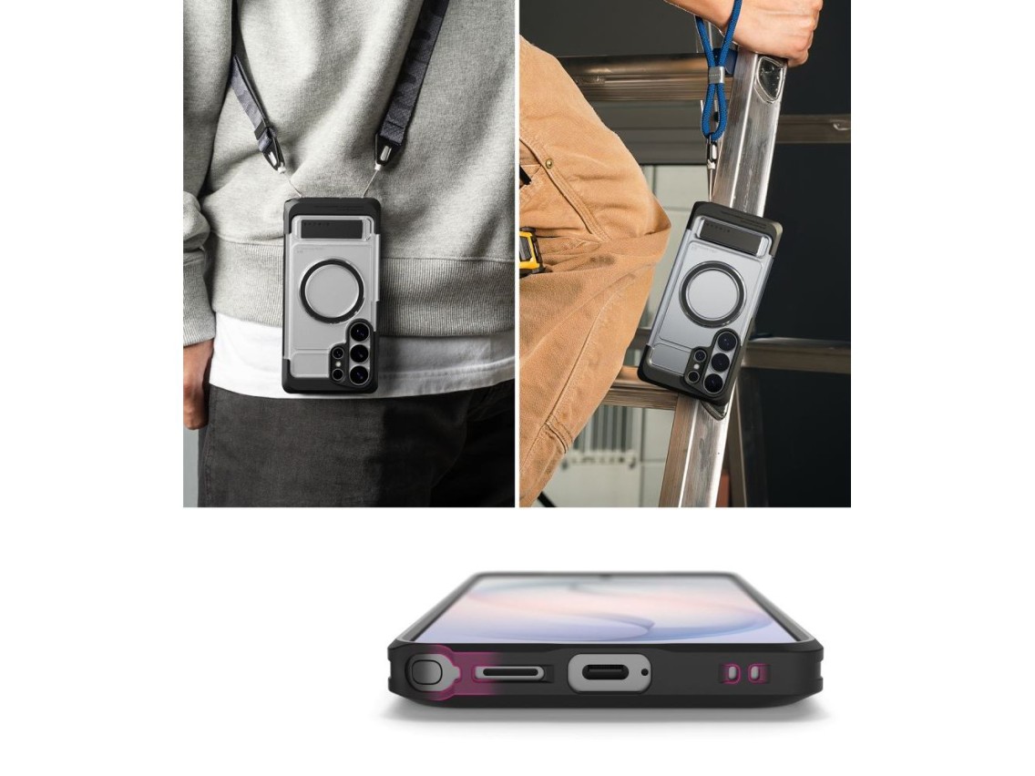 Funda magnética Ringke UX MagSafe para Samsung Galaxy S26 Ultra - Negro transparente