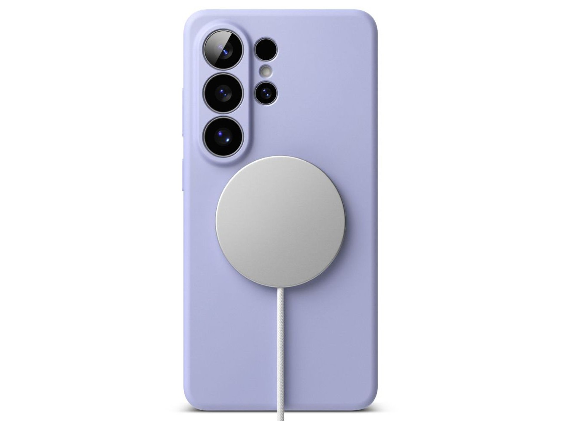 Capa Ringke de silicone MagSafe para Samsung Galaxy S26 Ultra - Roxa