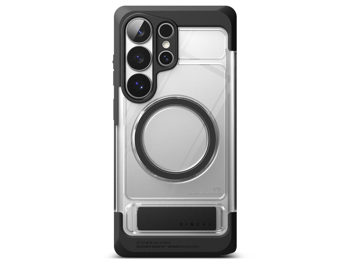 Funda magnética Ringke UX MagSafe para Samsung Galaxy S26 Ultra - Negro transparente