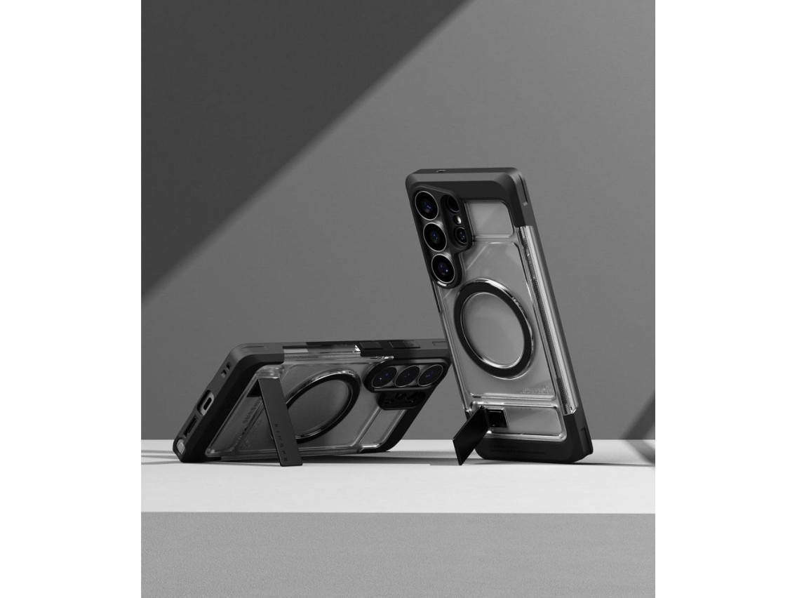 Funda magnética Ringke UX MagSafe para Samsung Galaxy S26 Ultra - Negro transparente