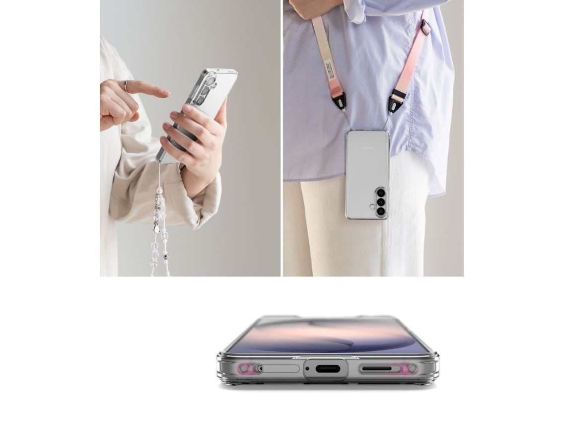 Capa Ringke Fusion para Samsung Galaxy S26+ - Transparente