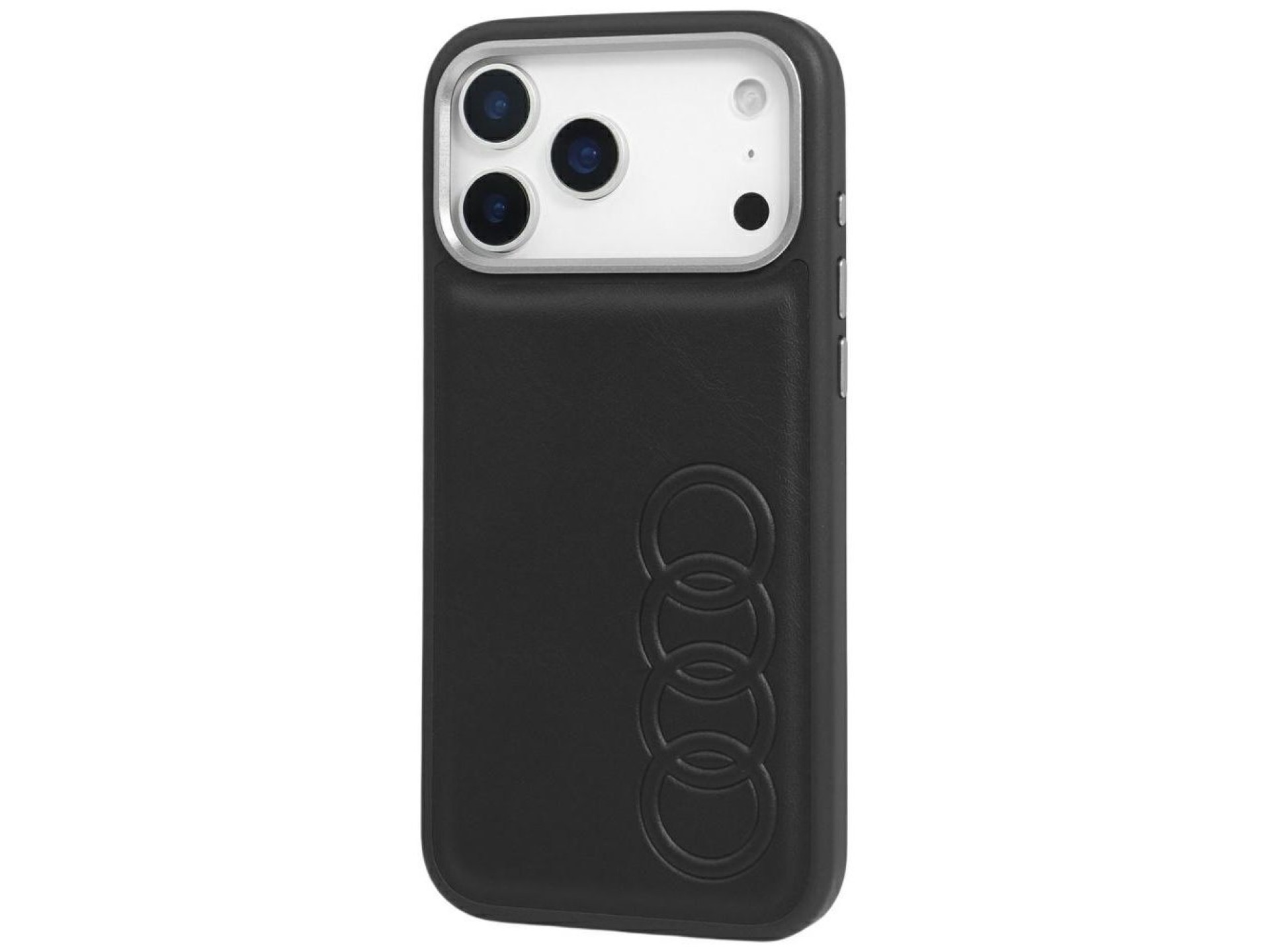 Audi TT Synthetic Leather MagSafe Case for iPhone 17 Pro Max - Black