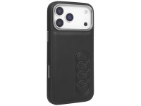 Capa MagSafe em couro sint�tico Audi TT para iPhone 17 Pro Max - Preta