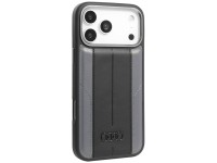 Capa MagSafe em couro sintético Audi A6 para iPhone 17 Pro Max - Preta Capa MagSafe em couro sintético Audi A6 para iPhone 17 Pro Max - Preta