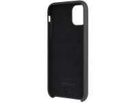 Capa de silicone Audi para iPhone 12/12 Pro 6.1" preta/preta r�gida AU-LSRIP12P-Q3/D1-BK
