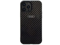 Funda rígida Audi de fibra de carbono para iPhone 14 Pro de 6,1" en color negro/negro AU-TPUPCIP14P- Funda rígida Audi de fibra de carbono para iPhone 14 Pro de 6,1" en color negro/negro AU-TPUPCIP14P-