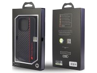 Audi Carbon Fiber Stripe iPhone 14 Pro 6.1" black/black hardcase AUS-TPUPCIP14P-R8/D1-BK Audi Carbon Fiber Stripe iPhone 14 Pro 6.1" black/black hardcase AUS-TPUPCIP14P-R8/D1-BK