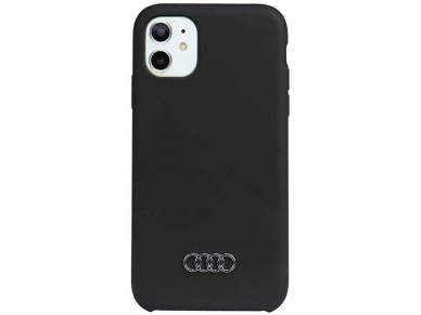 Audi Silicone Case iPhone 12/12 Pro 6.1" black/black hardcase AU-LSRIP12P-Q3/D1-BK