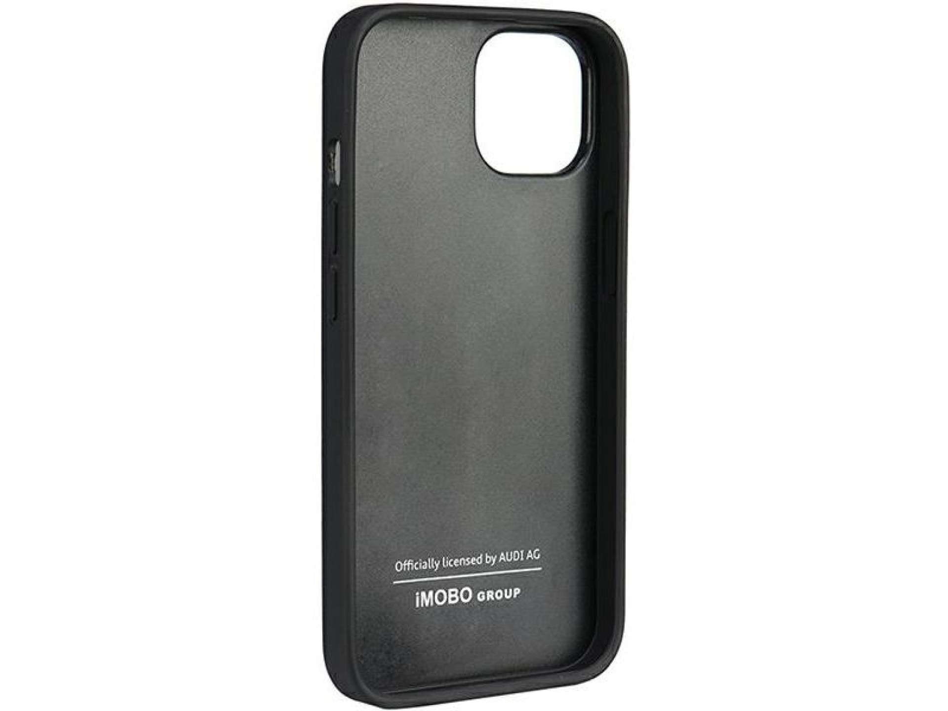 Funda rígida Audi de cuero genuino para iPhone 11/Xr de 6,1