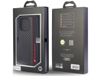 Audi Carbon Fiber Stripe iPhone 13 Pro / 13 6.1" black/black hardcase AUS-TPUPCIP13P-R8/D1-BK Audi Carbon Fiber Stripe iPhone 13 Pro / 13 6.1" black/black hardcase AUS-TPUPCIP13P-R8/D1-BK