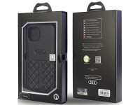 Audi Genuine Leather iPhone 14 6.1" black/black hardcase AU-TPUPPCIP14-Q8/D1-BK Audi Genuine Leather iPhone 14 6.1" black/black hardcase AU-TPUPPCIP14-Q8/D1-BK