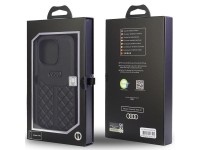 Audi Genuine Leather iPhone 13 Pro / 13 6.1" black/black hardcase AU-TPUPCIP13P-Q8/D1-BK Audi Genuine Leather iPhone 13 Pro / 13 6.1" black/black hardcase AU-TPUPCIP13P-Q8/D1-BK