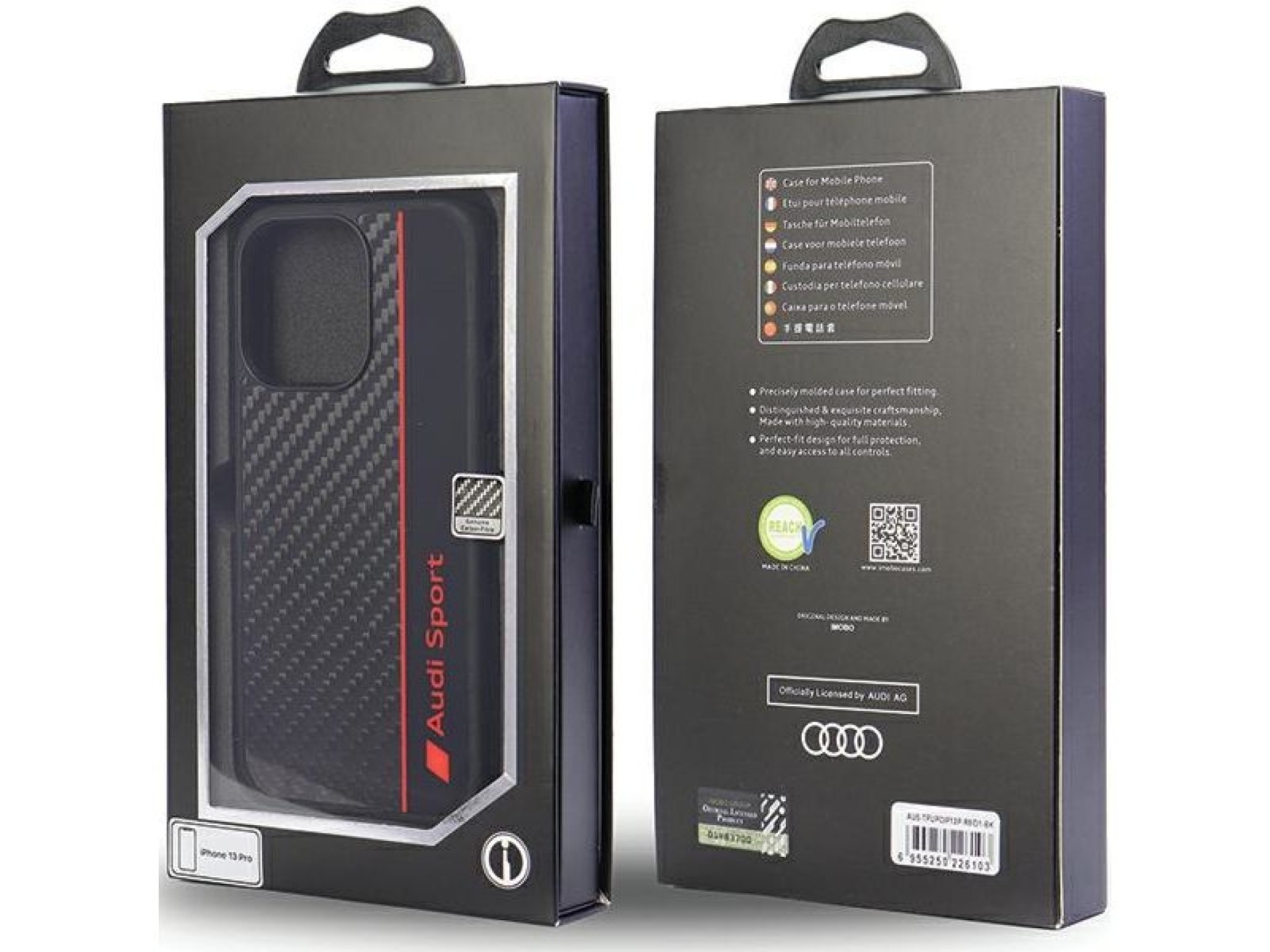 Audi Carbon Fiber Stripe iPhone 13 Pro / 13 6.1
