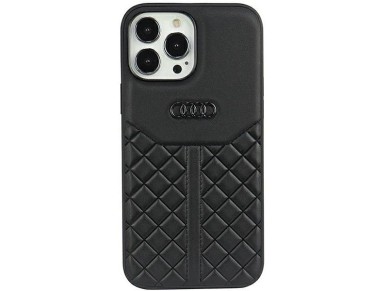 Audi Genuine Leather iPhone 13 Pro / 13 6.1" black/black hardcase AU-TPUPCIP13P-Q8/D1-BK Audi Genuine Leather iPhone 13 Pro / 13 6.1" black/black hardcase AU-TPUPCIP13P-Q8/D1-BK